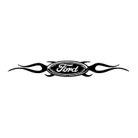 Ford Chisled With Flames