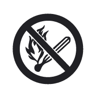 No fire sign