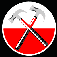 Pink Floyd. Hammers logo from The Wall